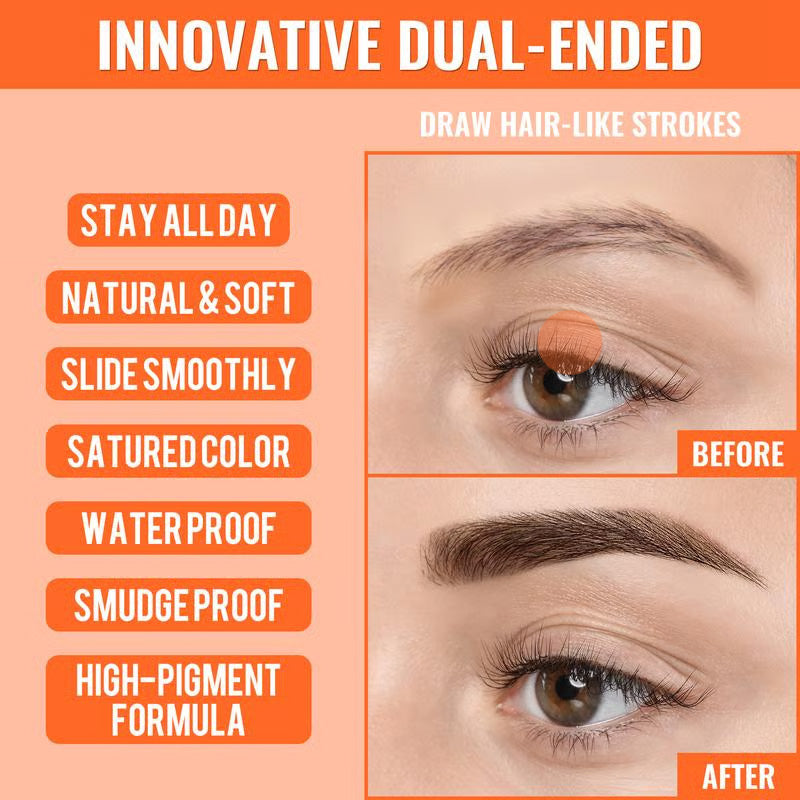 🔥50% OFF-Buy 1 Get 1 Free 💥Waterproof & Smudge-Proof Brow Pen👁️‍🗨️