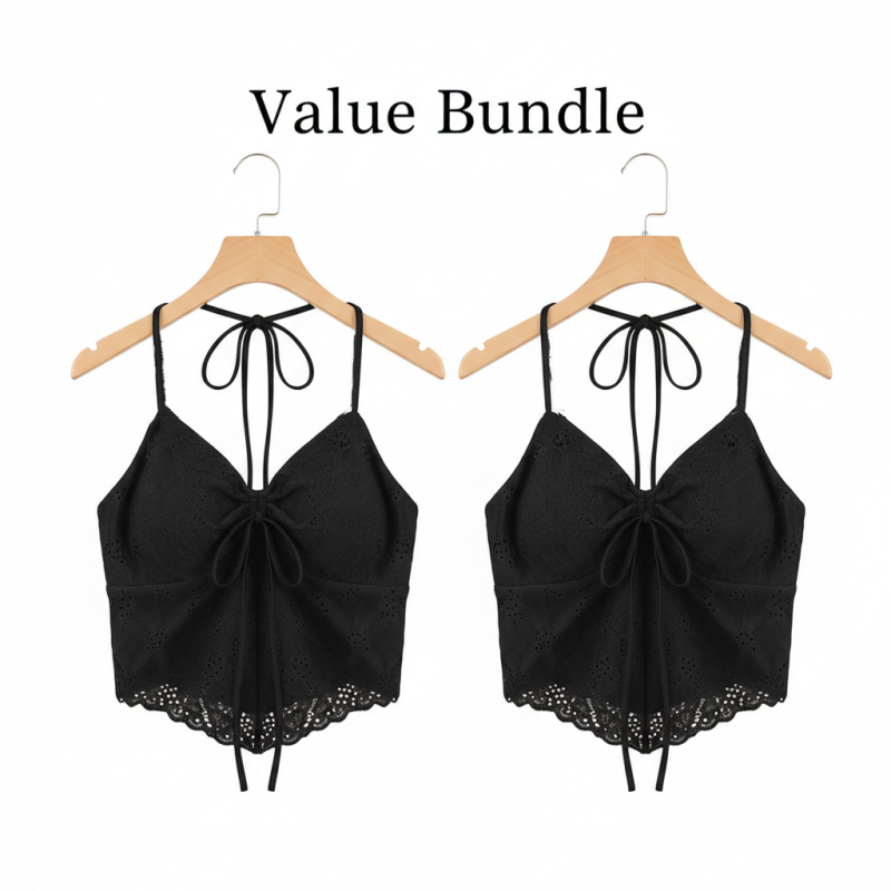 🔥New Arrivals✨Women's Ruched Halter Crop Top