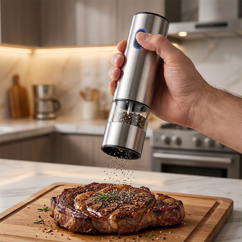 ⏰Last Day 50% OFF🔥Electric Pepper & Salt Grinder Set