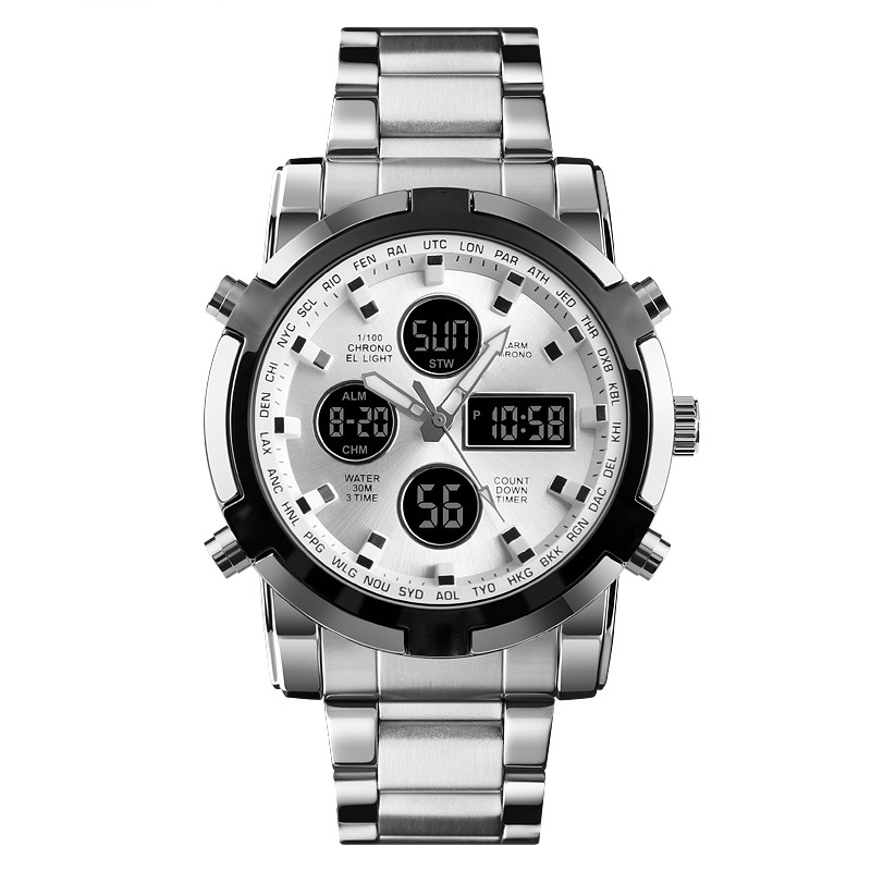 ⌚ 50% OFF NOW!💥 Men‘s Military Watch – Analog-Digital Display, Waterproof & Shock-Resistant 🛡️