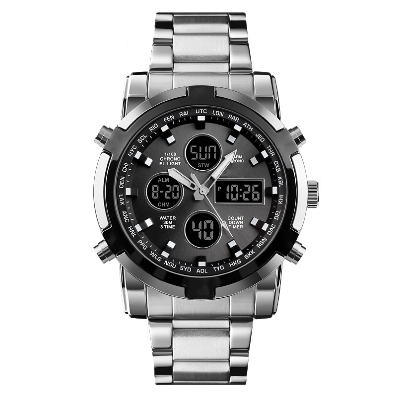 ⌚ 50% OFF NOW!💥 Men‘s Military Watch – Analog-Digital Display, Waterproof & Shock-Resistant 🛡️