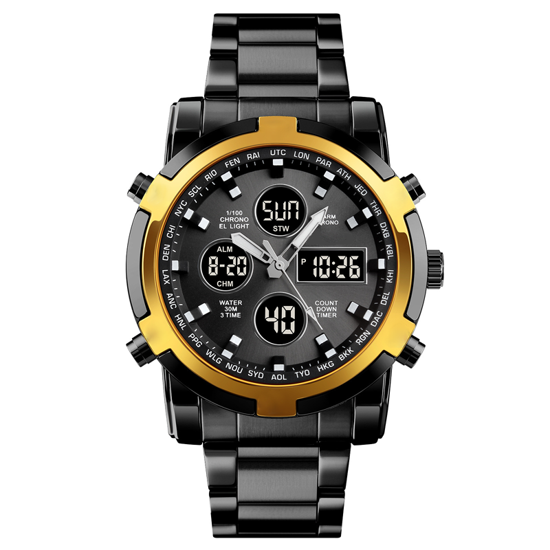 ⌚ 50% OFF NOW!💥 Men‘s Military Watch – Analog-Digital Display, Waterproof & Shock-Resistant 🛡️