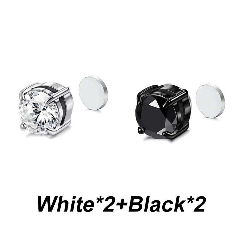 🔥 Hot Sale 50% OFF 🔥No Piercing Needed Magnetic Zirconia Stud Earrings