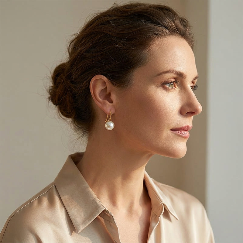 🔥Hot New Products🔥Elegant High-Heel Hook Faux Pearl Drop Earrings