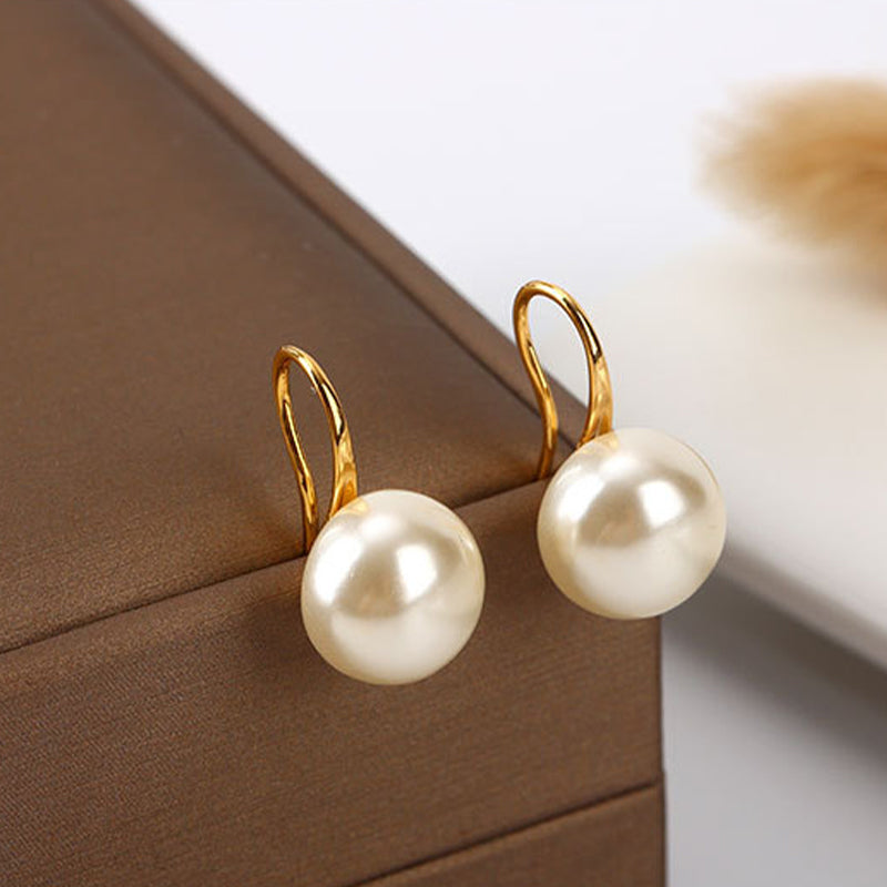 🔥Hot New Products🔥Elegant High-Heel Hook Faux Pearl Drop Earrings