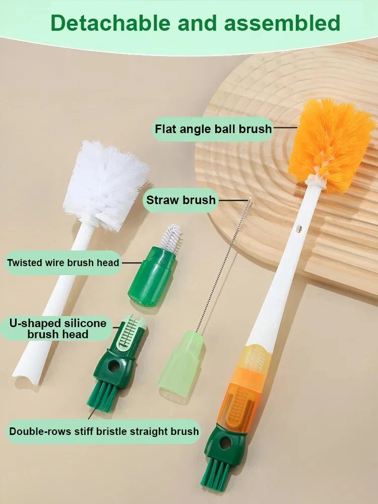 Multi-functional 5-in-1 Cup Brush