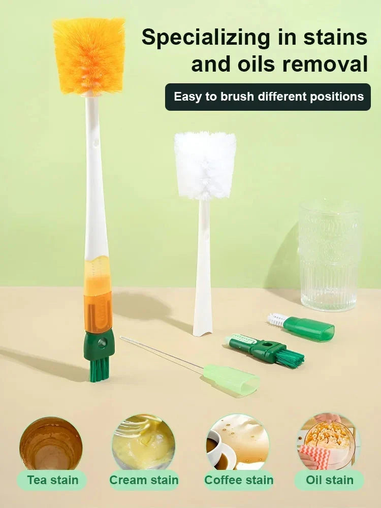 Multi-functional 5-in-1 Cup Brush