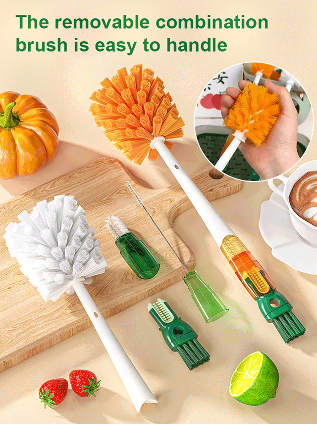 Multi-functional 5-in-1 Cup Brush