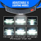 Go Hands-Free Instantly! Rechargeable Waterproof LED Headlamp