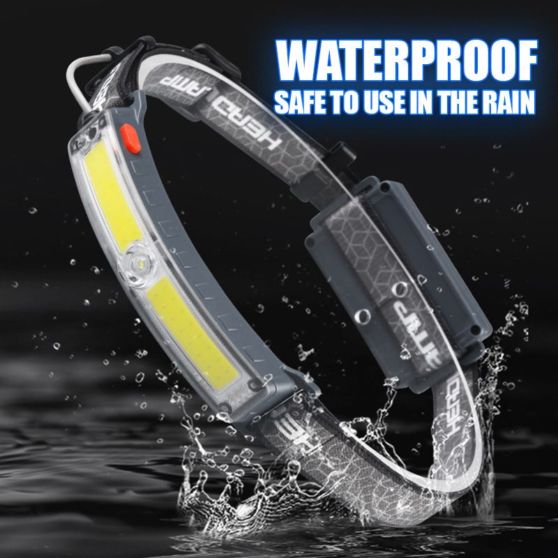 Go Hands-Free Instantly! Rechargeable Waterproof LED Headlamp