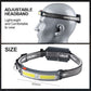 Go Hands-Free Instantly! Rechargeable Waterproof LED Headlamp