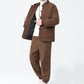 Men's Retro Tang Suit Winter Thickened Jacket and Pants Set