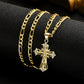 ⏰LAST DAY ✝️Gold-Tone Crucifix Pendant Necklace