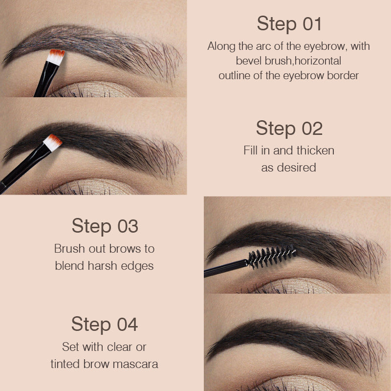 Vegan Brow Tint Kit – 16H Waterproof & Smudge-Proof Gel