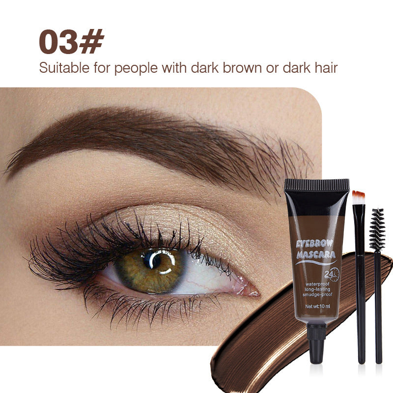 Vegan Brow Tint Kit – 16H Waterproof & Smudge-Proof Gel