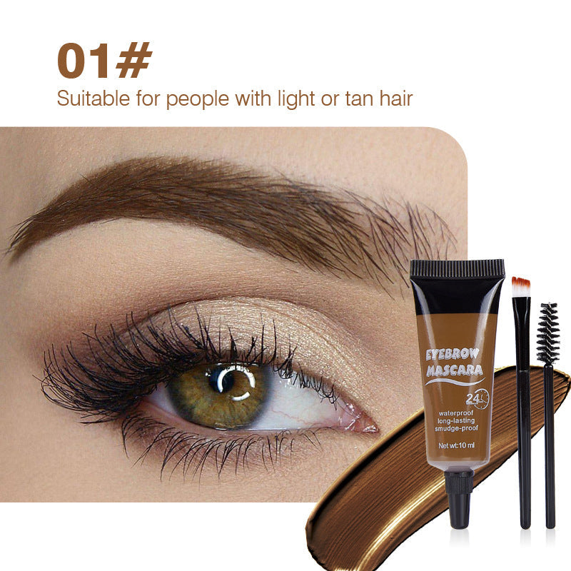 Vegan Brow Tint Kit – 16H Waterproof & Smudge-Proof Gel