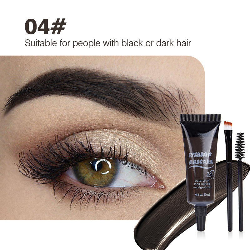 Vegan Brow Tint Kit – 16H Waterproof & Smudge-Proof Gel