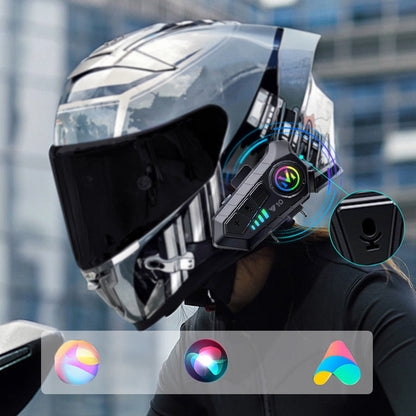Ride Hands-Free Instantly! IPX6 Waterproof Helmet Bluetooth Speaker