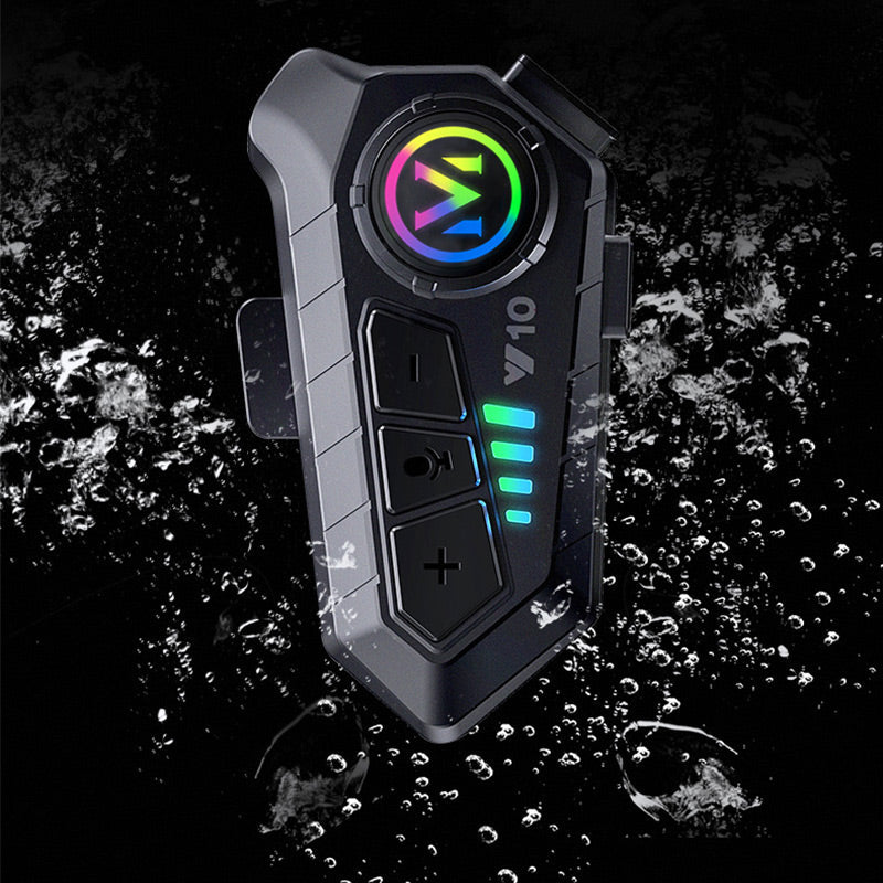 Ride Hands-Free Instantly! IPX6 Waterproof Helmet Bluetooth Speaker