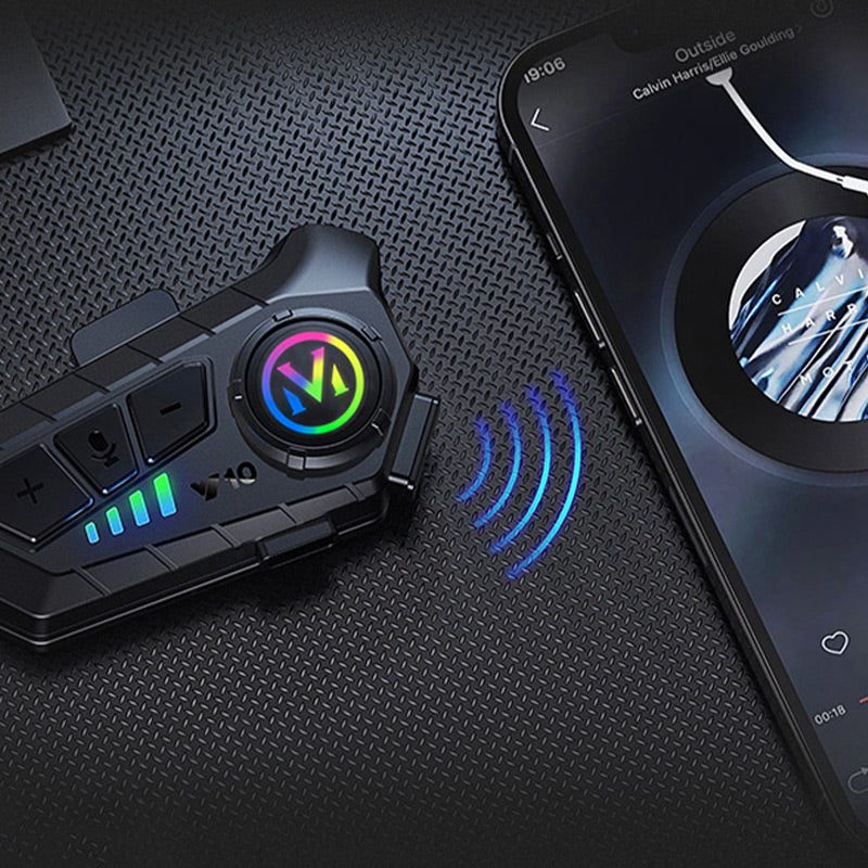 Ride Hands-Free Instantly! IPX6 Waterproof Helmet Bluetooth Speaker