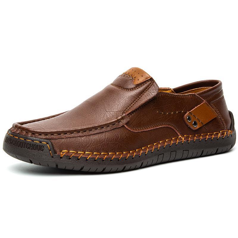 💎 50% OFF! 💎 Classic Men’s Slip-On Leather Shoes – Premium Calfskin, All-Day Comfort & Effortless Style