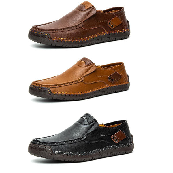 💎 50% OFF! 💎 Classic Men’s Slip-On Leather Shoes – Premium Calfskin, All-Day Comfort & Effortless Style