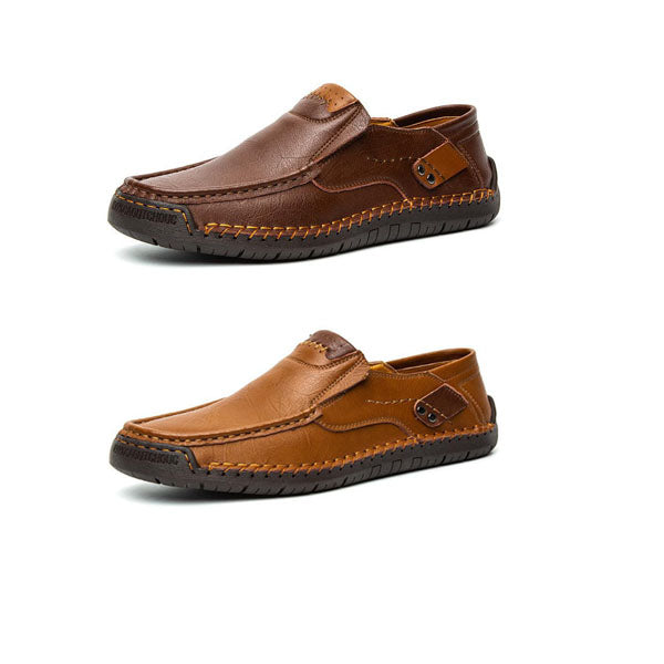 💎 50% OFF! 💎 Classic Men’s Slip-On Leather Shoes – Premium Calfskin, All-Day Comfort & Effortless Style