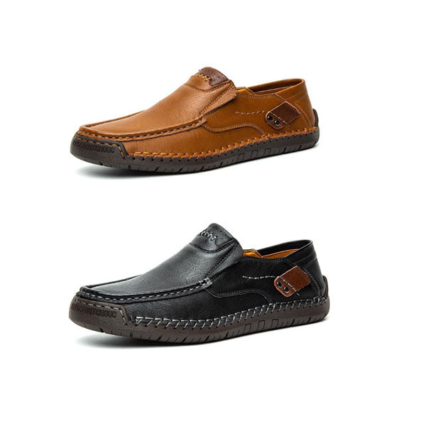 💎 50% OFF! 💎 Classic Men’s Slip-On Leather Shoes – Premium Calfskin, All-Day Comfort & Effortless Style