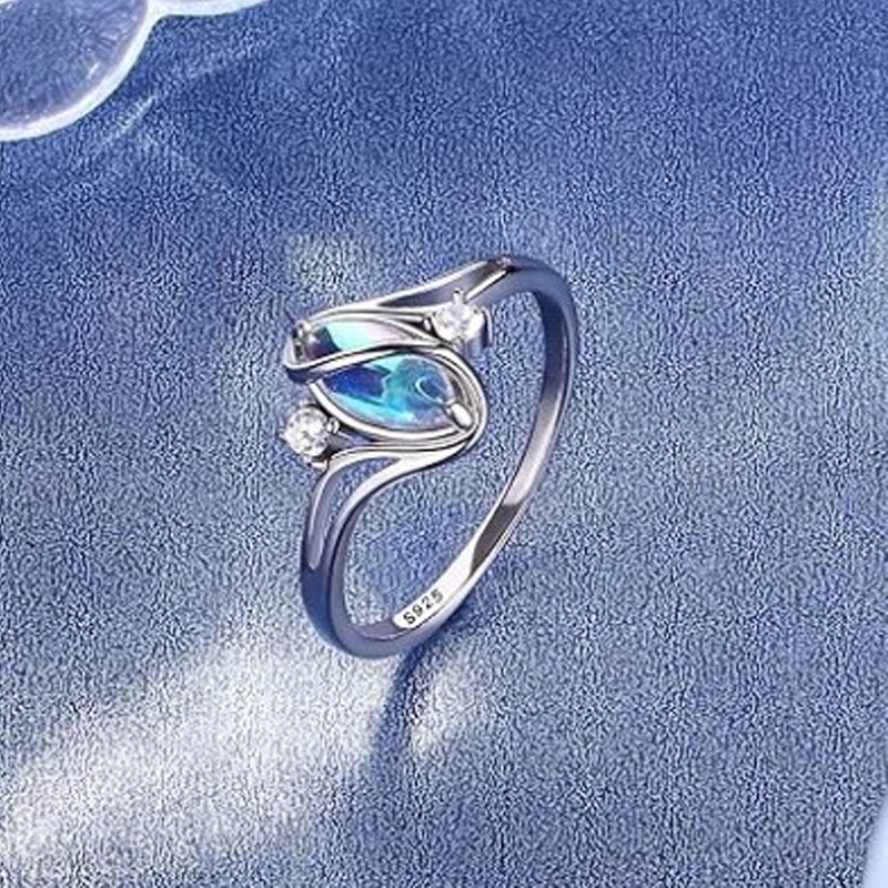 ⏳Time-Limited Special⏰Modern Oval Band – Zirconia accents & sleek finish 💍