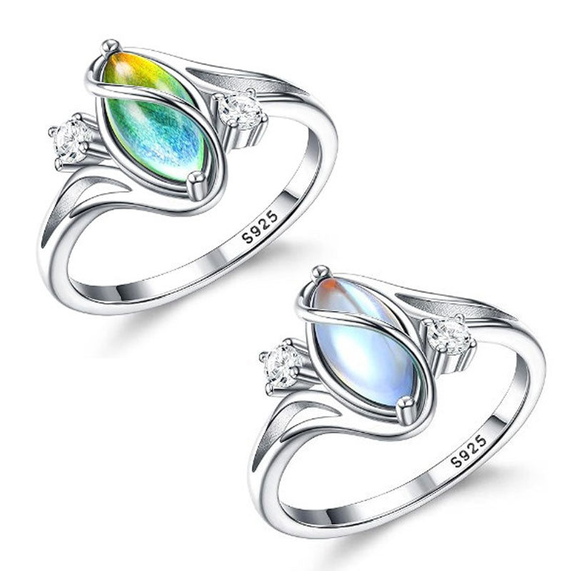 ⏳Time-Limited Special⏰Modern Oval Band – Zirconia accents & sleek finish 💍