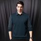 🔥BUY 2 FREE SHIPPING🚢Men's Lapel Faux Two-Piece Knitted Shirt