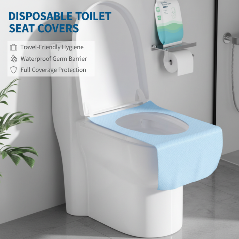 Sit Clean Instantly! Waterproof Disposable Toilet Seat Covers