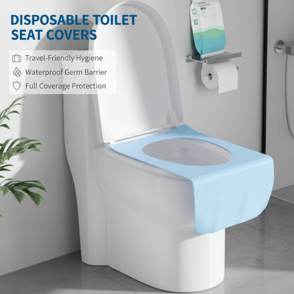 Sit Clean Instantly! Waterproof Disposable Toilet Seat Covers