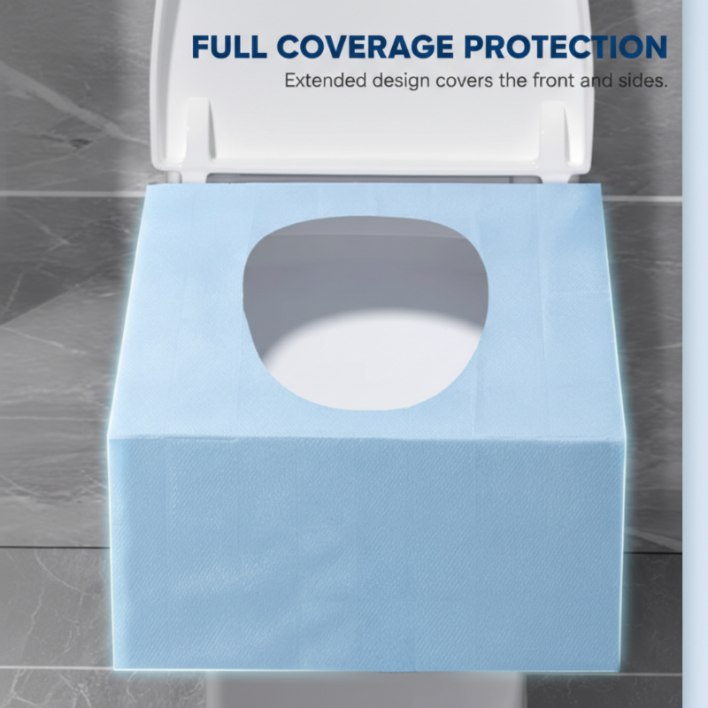 Sit Clean Instantly! Waterproof Disposable Toilet Seat Covers