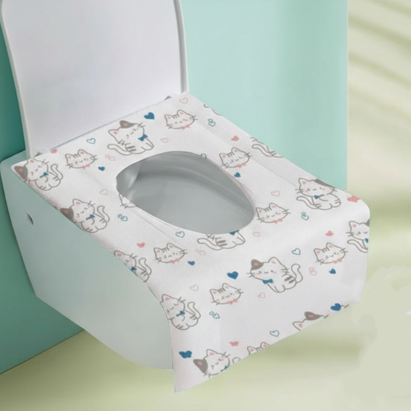 Sit Clean Instantly! Waterproof Disposable Toilet Seat Covers