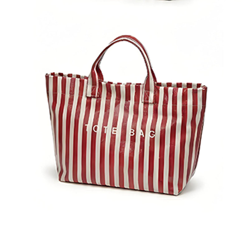 🔥Women's Fashion Striped Canvas Tote Bag