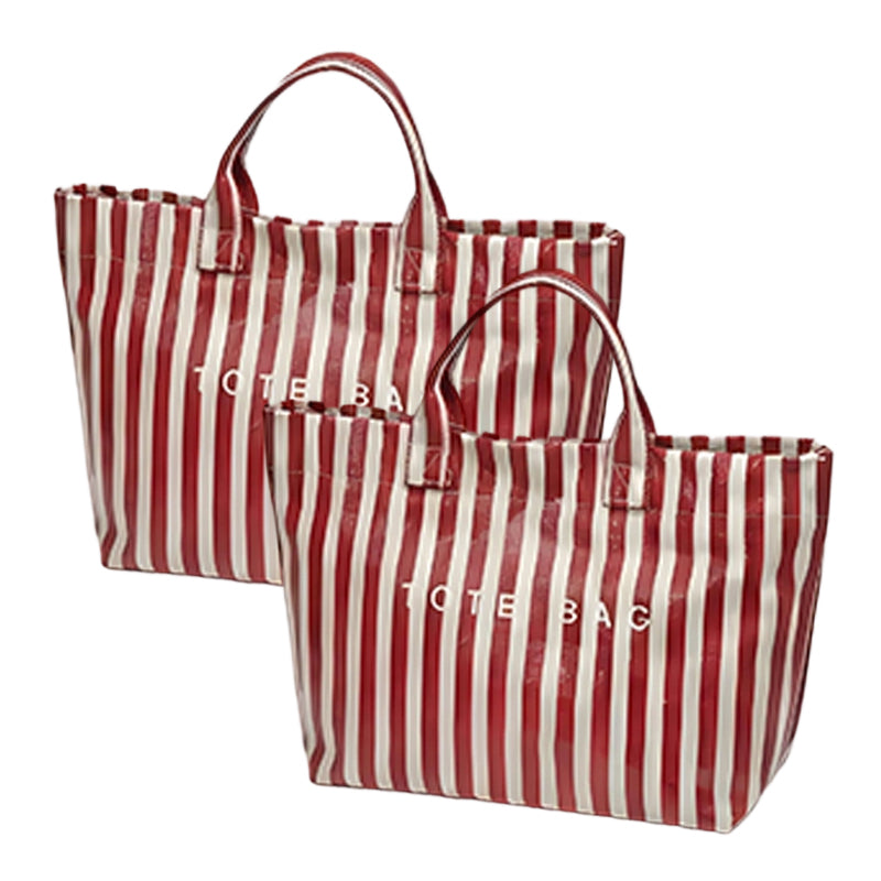 🔥Women's Fashion Striped Canvas Tote Bag