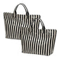 🔥Women's Fashion Striped Canvas Tote Bag
