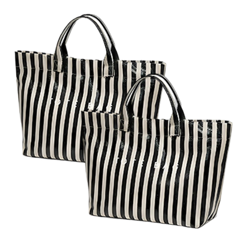 🔥Women's Fashion Striped Canvas Tote Bag