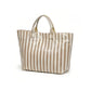 🔥Women's Fashion Striped Canvas Tote Bag