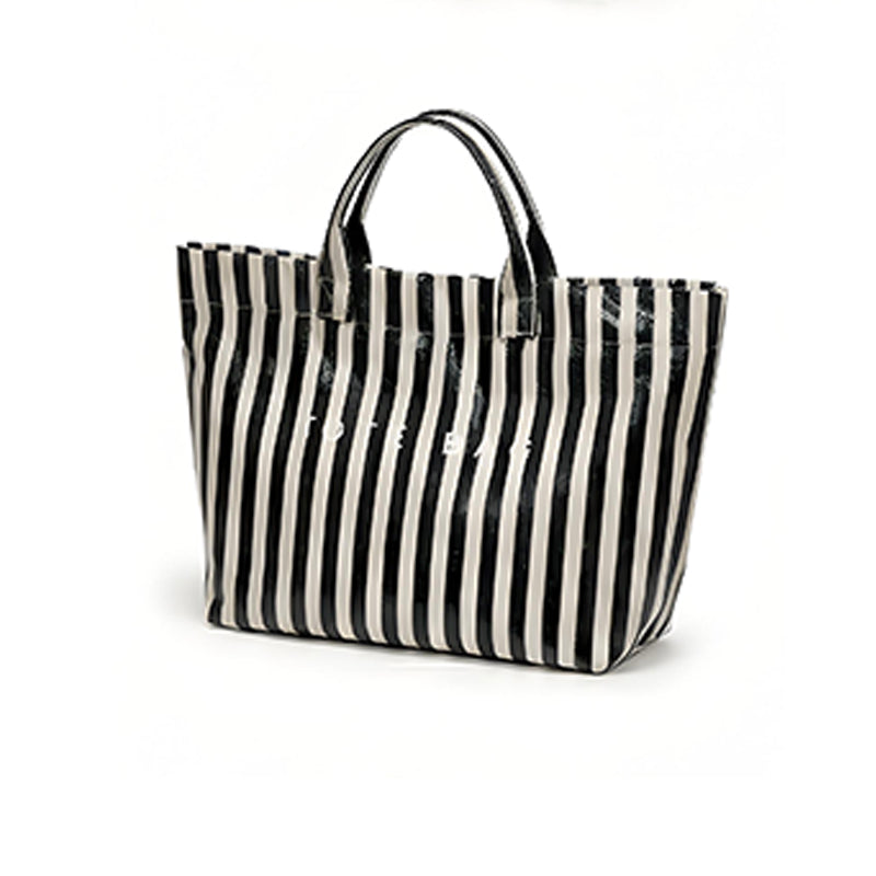 🔥Women's Fashion Striped Canvas Tote Bag