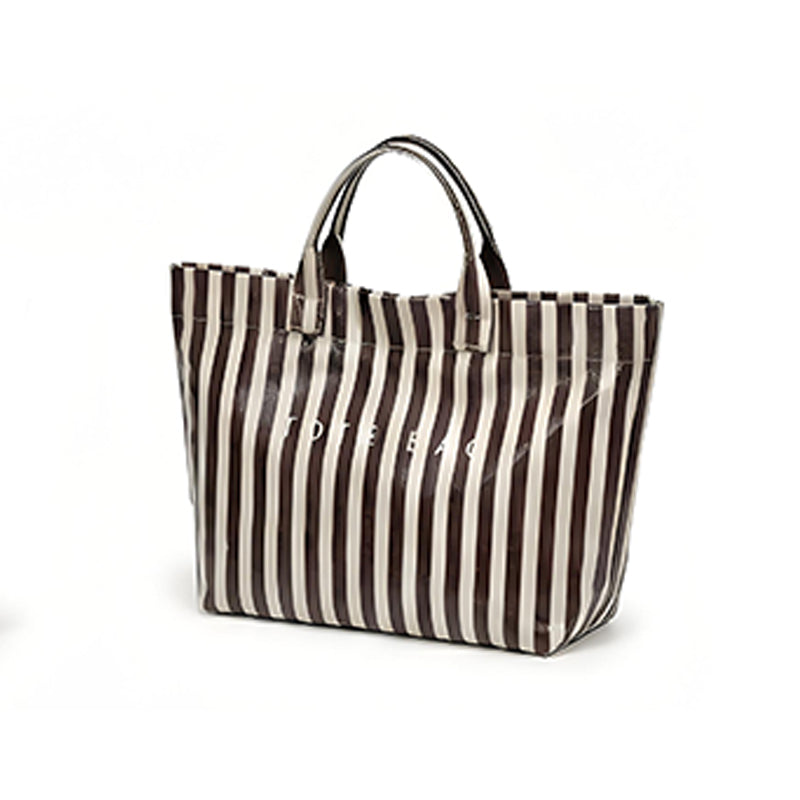 🔥Women's Fashion Striped Canvas Tote Bag