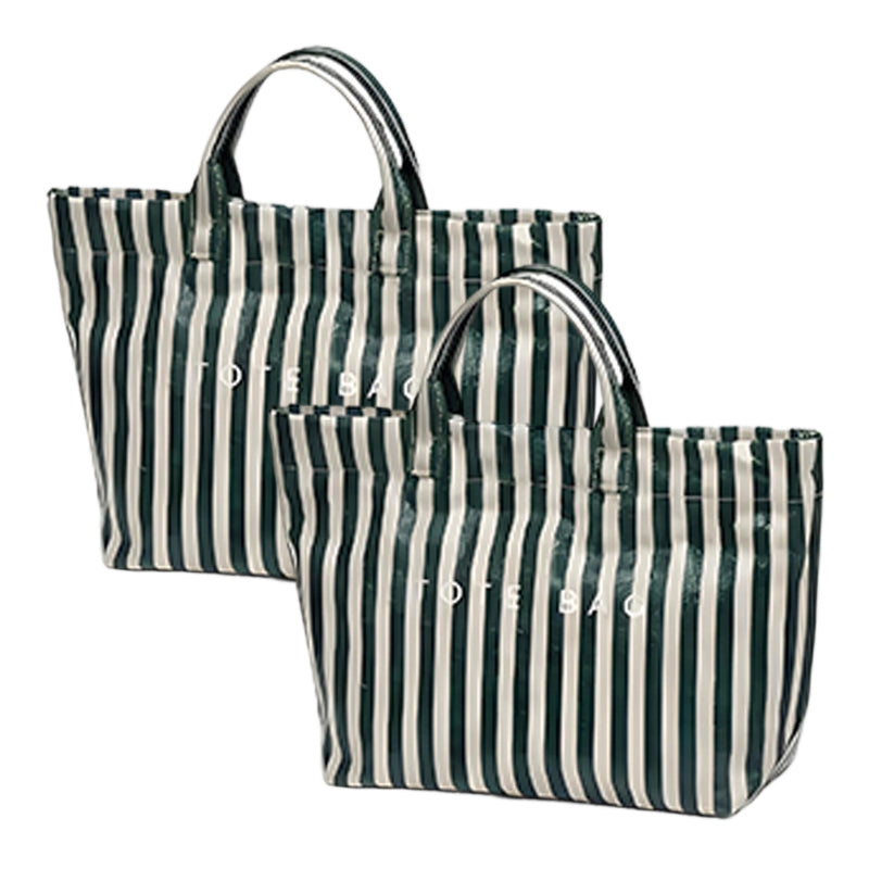 🔥Women's Fashion Striped Canvas Tote Bag