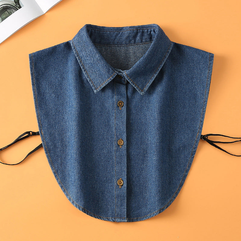 🔥2026 Hot Sale🔥Detachable Denim Fake Collar for Women