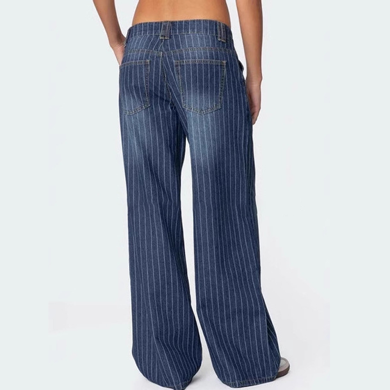 🔥 Hot Sale 50% OFF 🔥Women's Y2K Striped Low-Rise Jeans