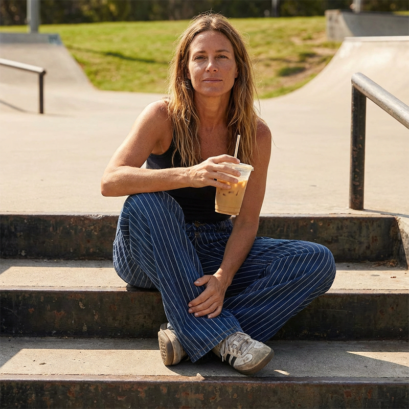 🔥 Hot Sale 50% OFF 🔥Women's Y2K Striped Low-Rise Jeans