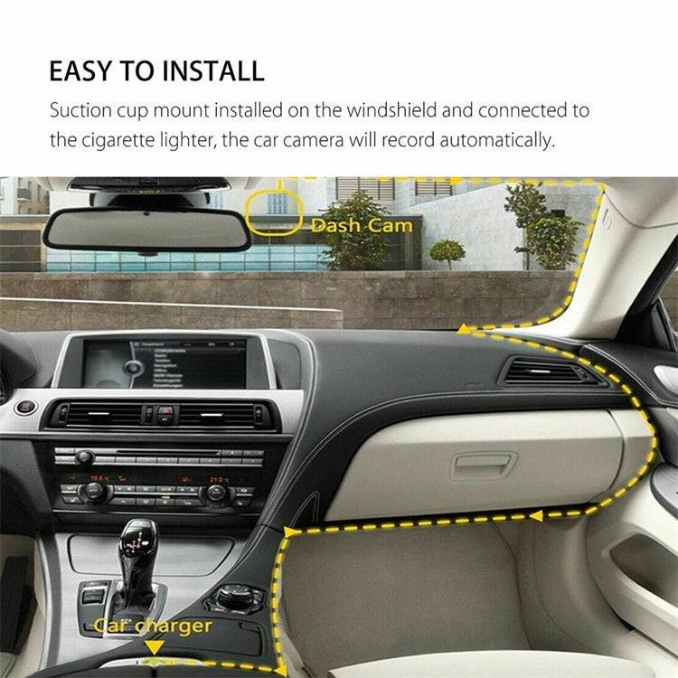 Record Every Angle Instantly! No-Blind Triple-Cam HD Dashcam