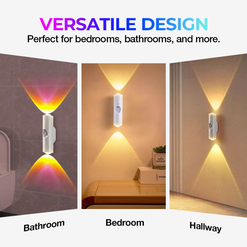 Light Up Any Space Instantly! RGB Motion Sensor Magnetic LED Light