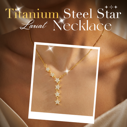 ✨Titanium Steel Star Lariat Necklace