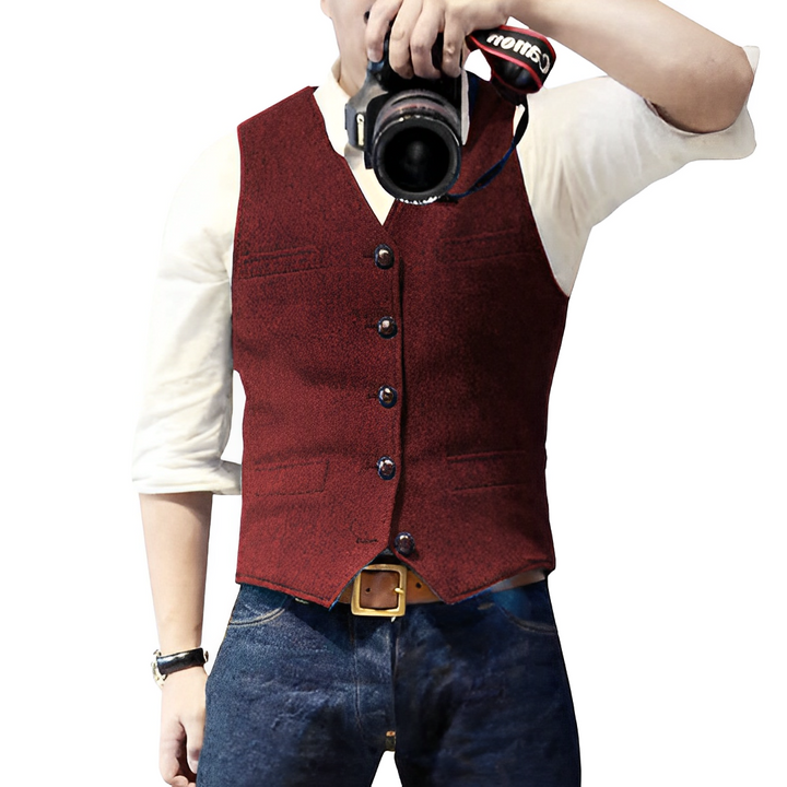 🔥Hot Sale Offers-Men's Slim Fit Casual Business Vest